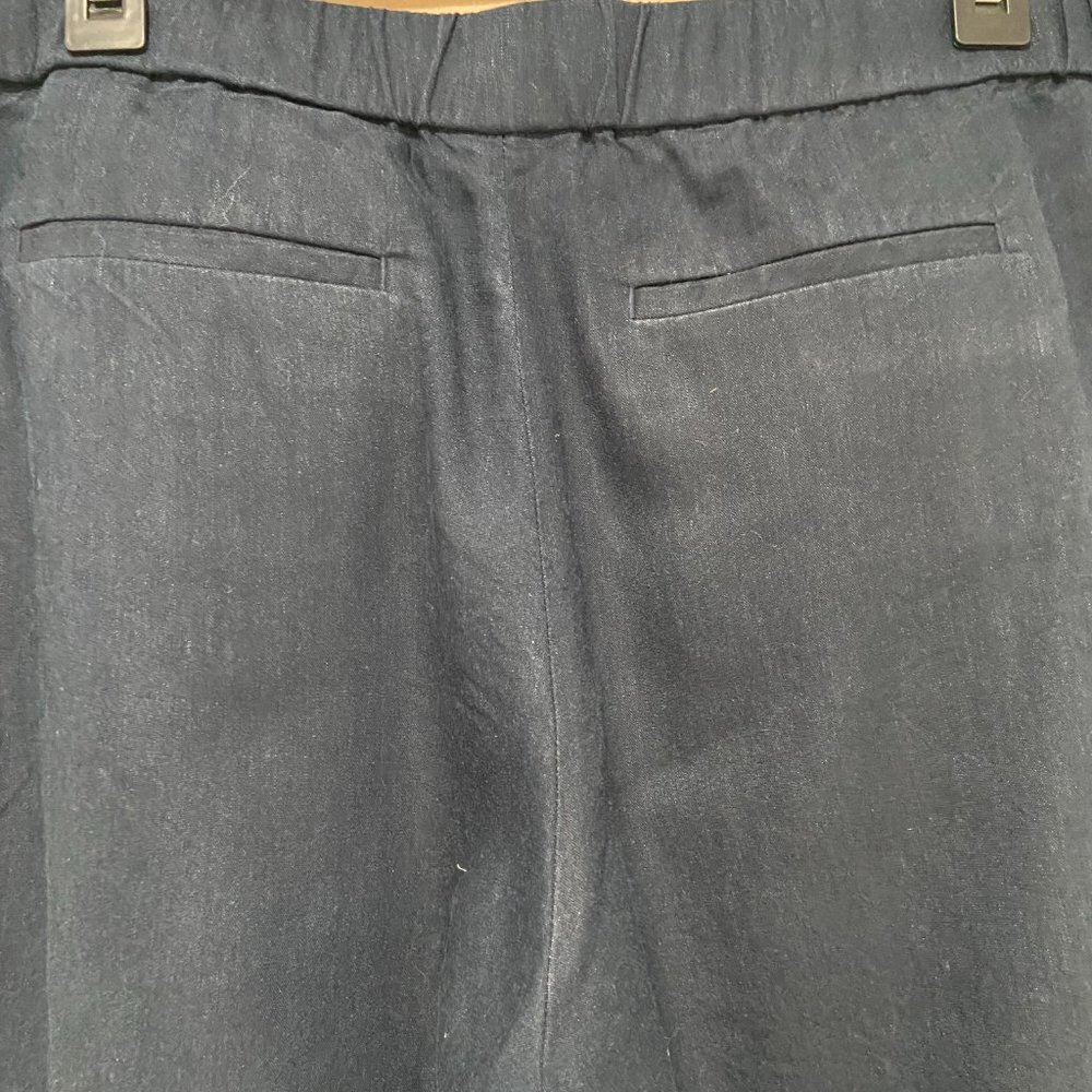 J.Jill Linen Blend Stretch Pull On Pant Size Medium Petite - Picture 6 of 8